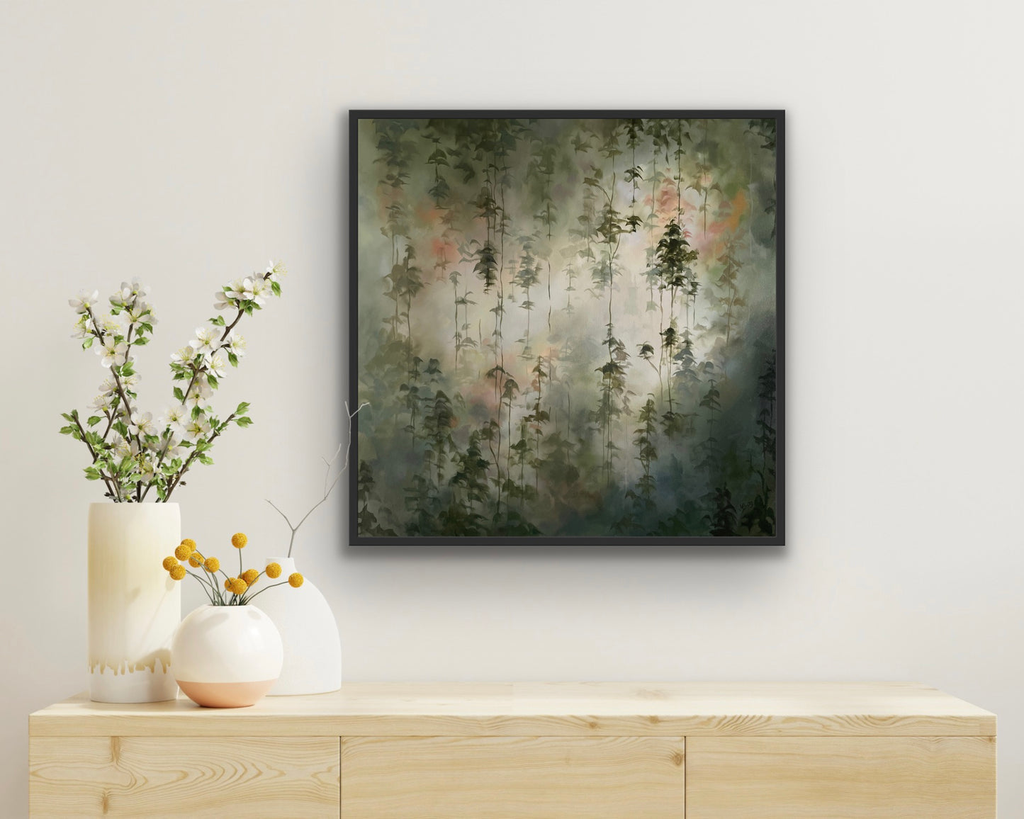 "Blazing Woodland" Art Print with Exclusive Frame