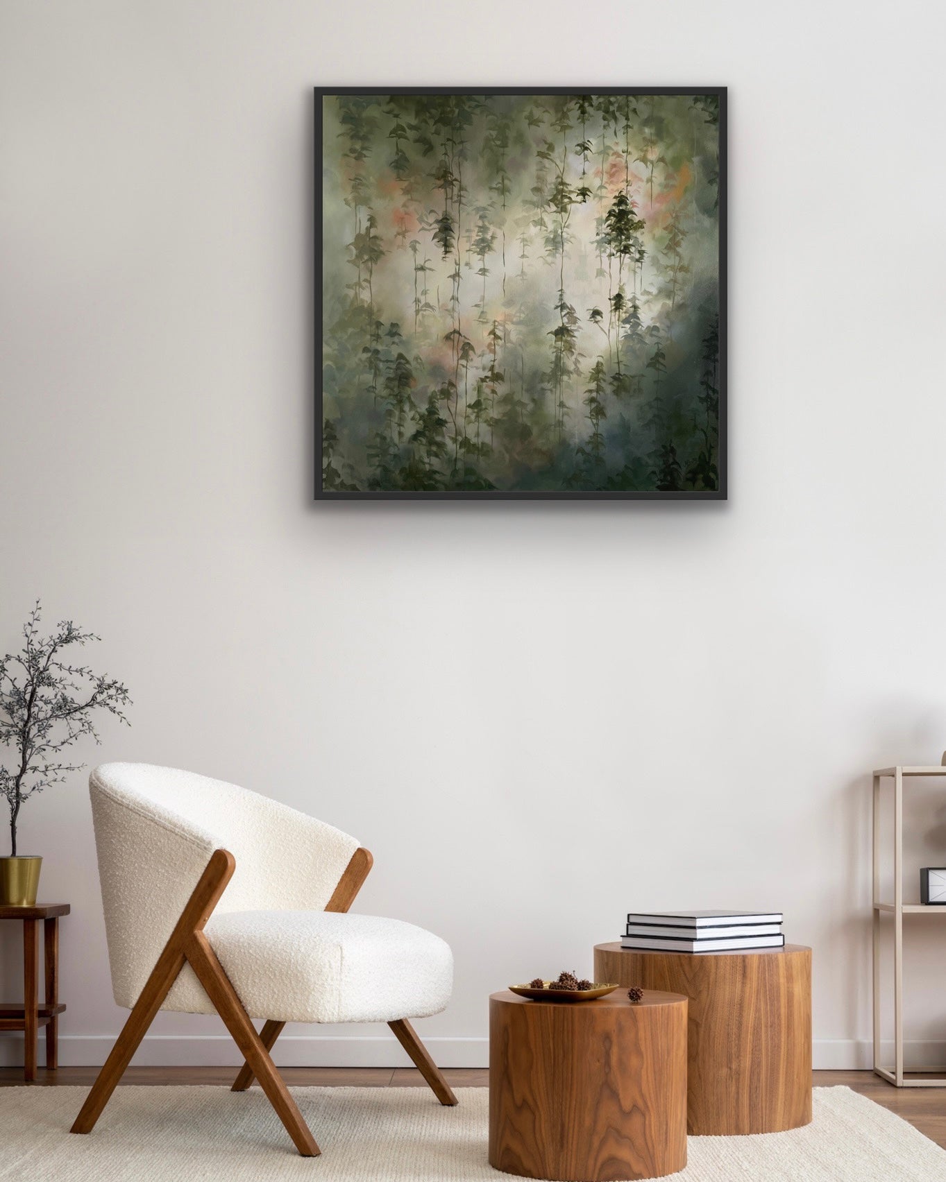 "Blazing Woodland" Art Print with Exclusive Frame