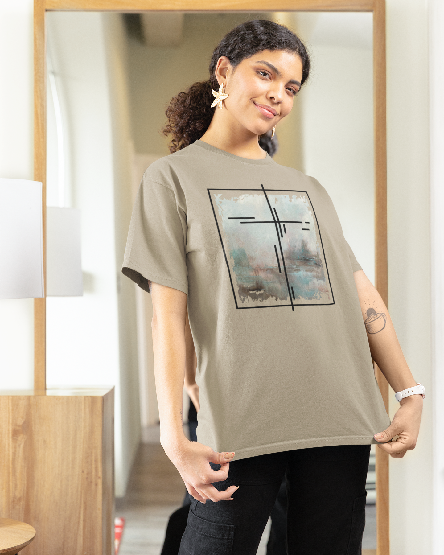 "Mountain Cross" unisex T-shirt 