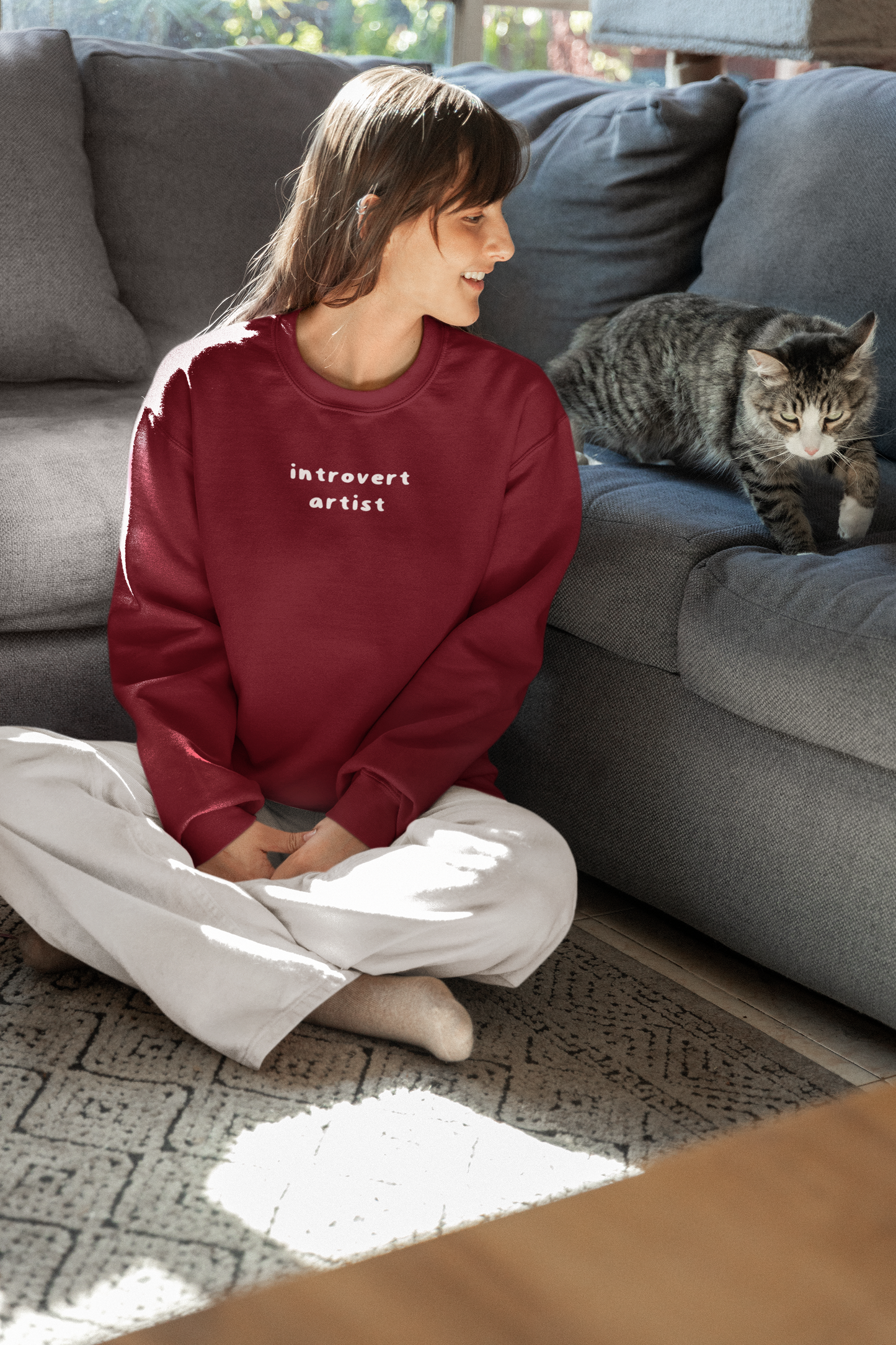 "Introvertierter Künstler" Unisex Sweatshirt 