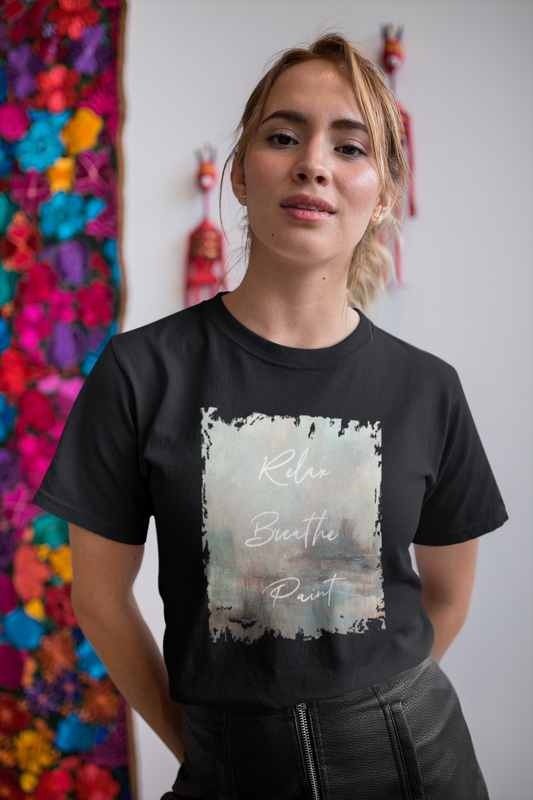 "Relax Breathe Paint" Unisex T-shirt