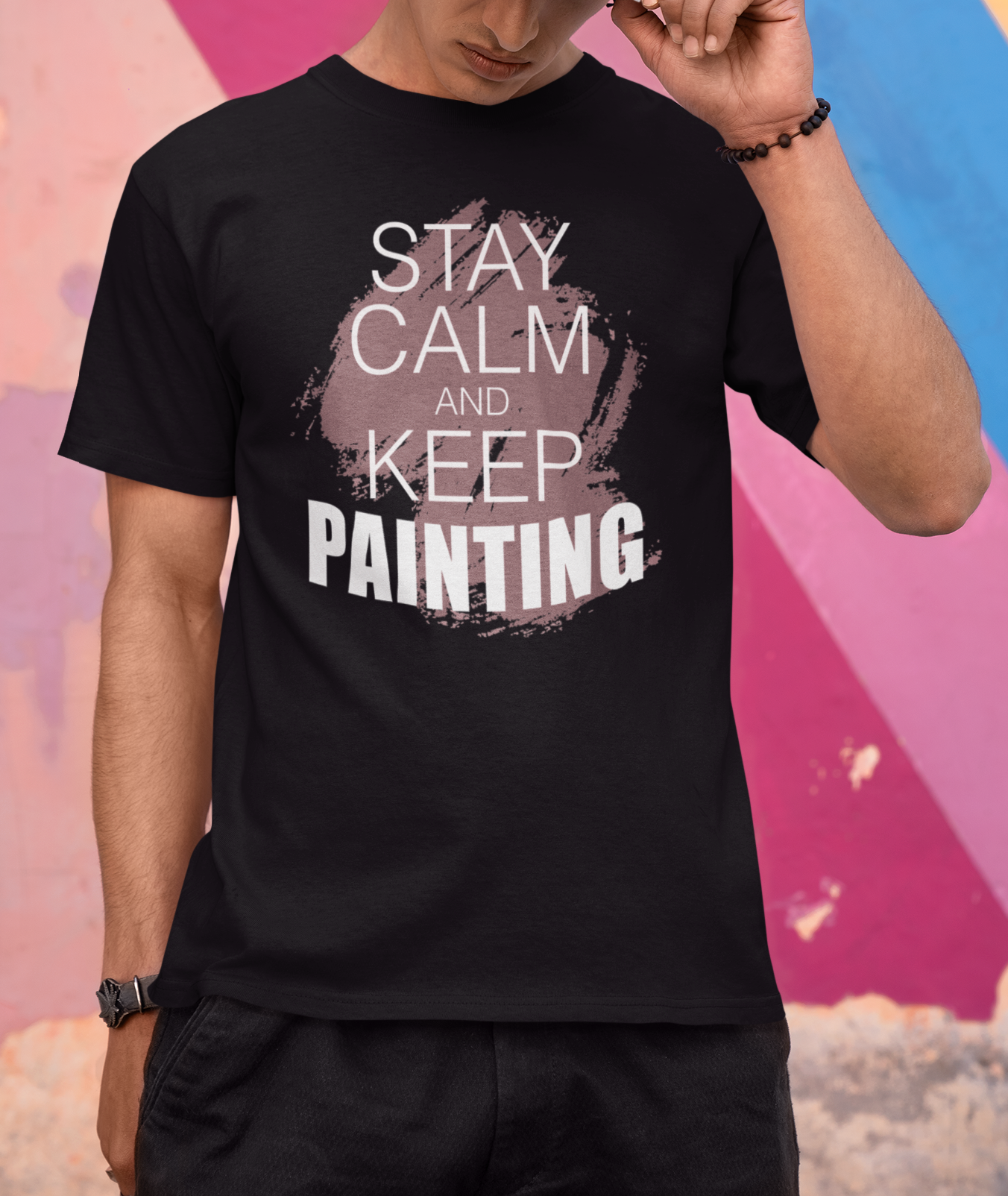 "Stay Calm and Keep Painting" Unisex T-Shirt